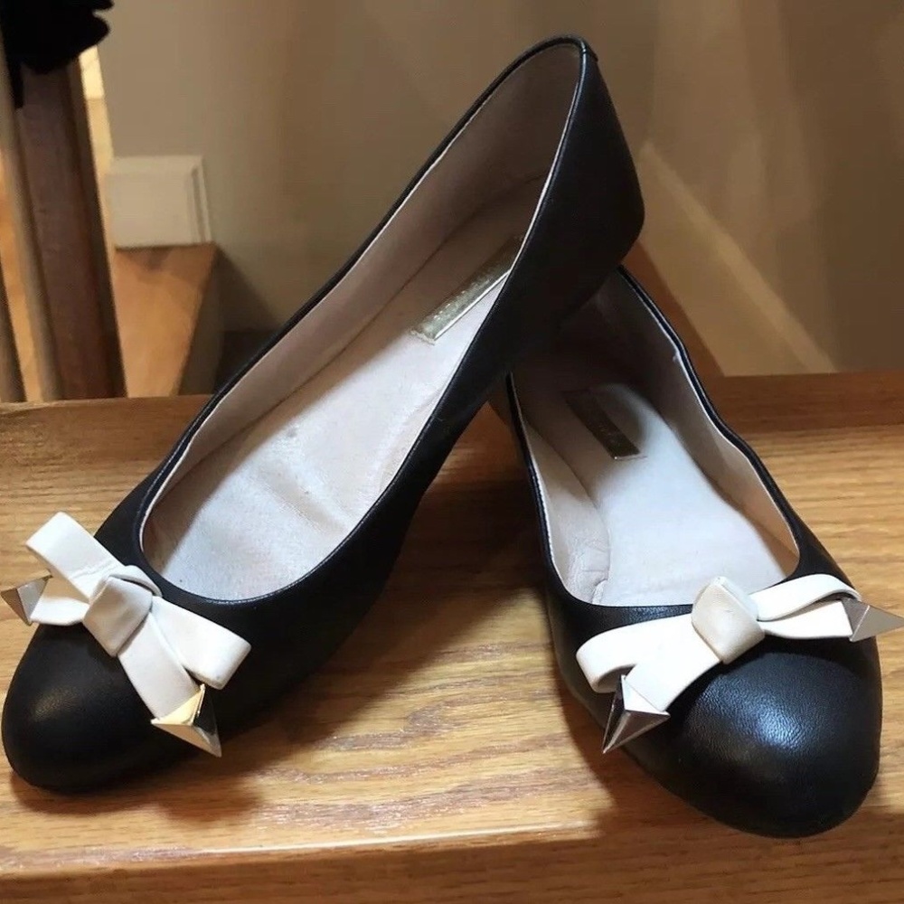 Louise et Cie Ballet Flats black w/ bow size 8